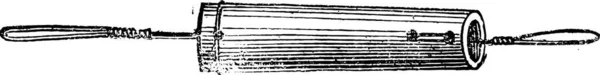 Чорно Біле Зображення Металевого Ланцюга — стоковий вектор