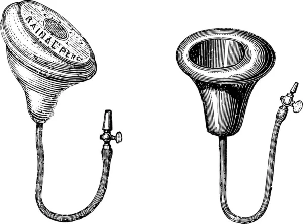 Handritad Skiss Uppsättning Vintage Oljepump Vektor Illustration — Stock vektor