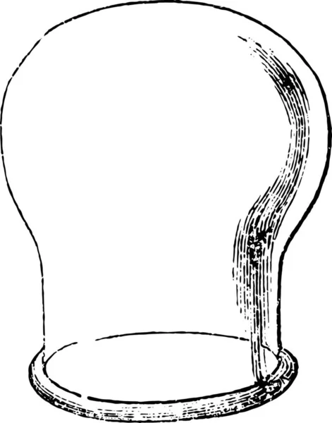 吸盘或吸盘 老式雕刻插图 Labarthe博士的 普通医学词典 1885年 — 图库矢量图片