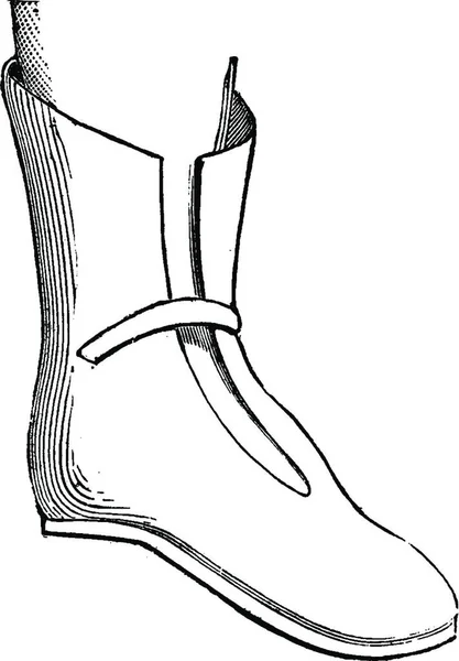 Skizze Von Einem Paar Schuhe — Stockvektor