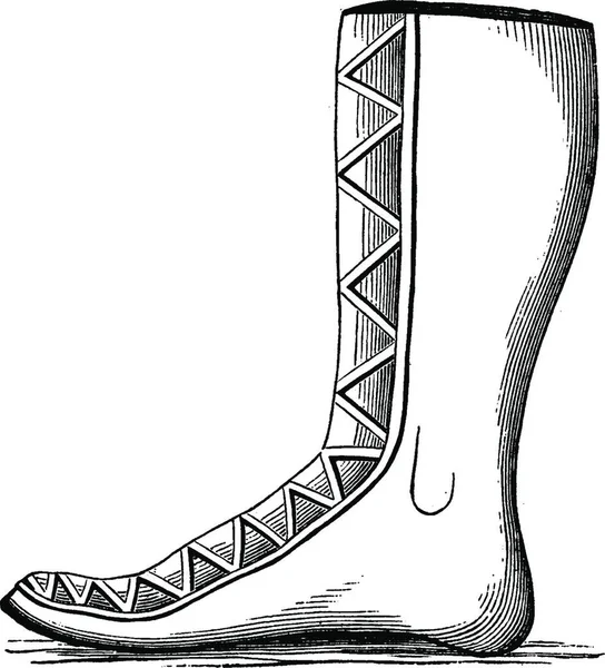Ilustración Vectorial Boceto Dibujado Mano Una Letra — Vector de stock