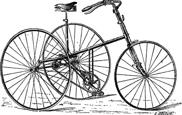 Boceto Dibujado Mano Una Bicicleta — Archivo Imágenes Vectoriales