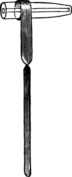 Olivers Hämoglobinometer Gravierte Illustration — Stockvektor