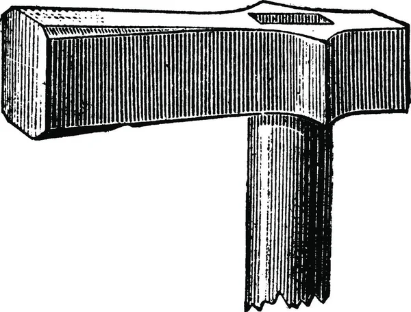 Ilustración Tallada Madera Lápiz — Archivo Imágenes Vectoriales