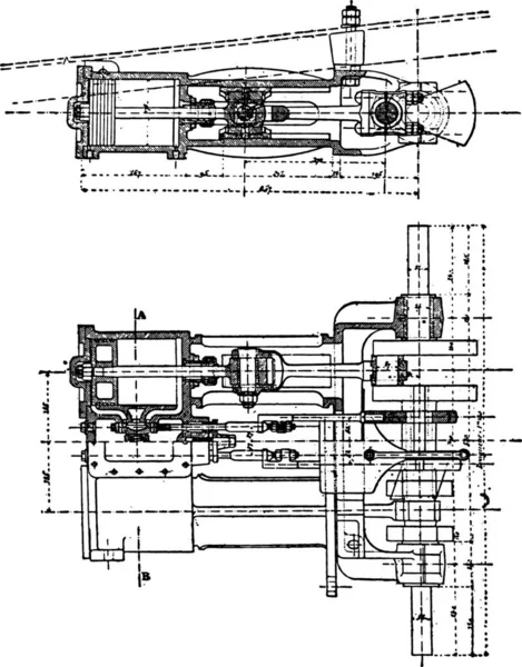 Schets Van Industriële Fabriek Vectorillustratie — Stockvector