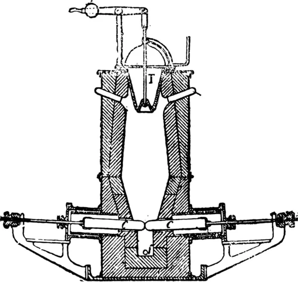 Ілюстрація Механічного Клапана — стоковий вектор