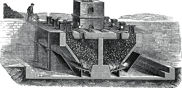 Illustration Bâtiment Chrétien Forme Bateau — Image vectorielle