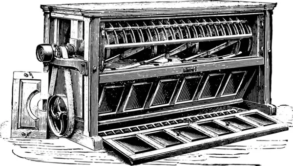 Vieja Máquina Escribir Retro Vintage — Archivo Imágenes Vectoriales