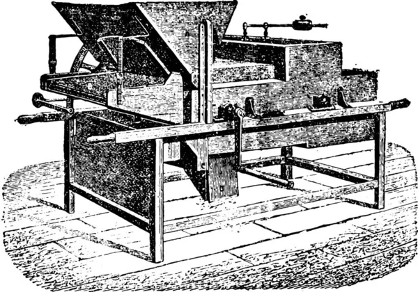 Illustrazione Vecchia Sporca Una Pianta — Vettoriale Stock