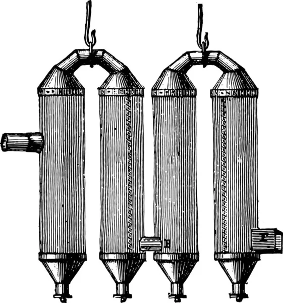 빈티지 있도록 새겨진 1875 — 스톡 벡터