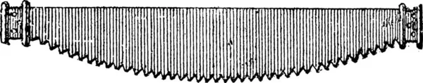 Zag Voor Zachte Stenen Vintage Gegraveerde Afbeelding Industriële Encyclopedie Lami — Stockvector