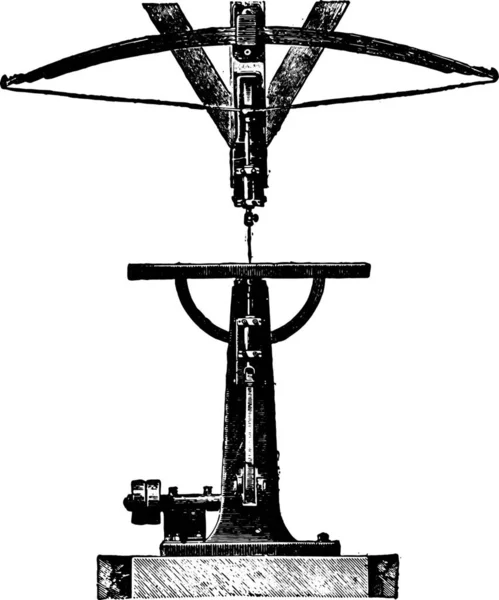 Scie Roulettes Gabarit Illustration Gravée Vintage Encyclopédie Industrielle Lami 1875 — Image vectorielle