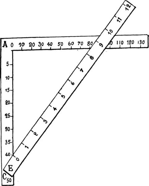 Определение Количества Круизов Используя Различные Единицы Винтажные Гравированные Иллюстрации Индустриальная — стоковый вектор