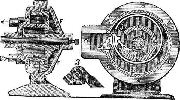 Disegno Vintage Della Vecchia Valuta Greca Romana Antica — Vettoriale Stock