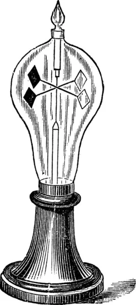 Középkori Vintage Lámpa Illusztrációja — Stock Vector