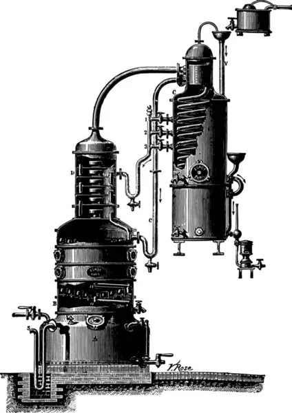 Oldtimer Alte Lokomotive Illustration Vektor Auf Weißem Hintergrund — Stockvektor