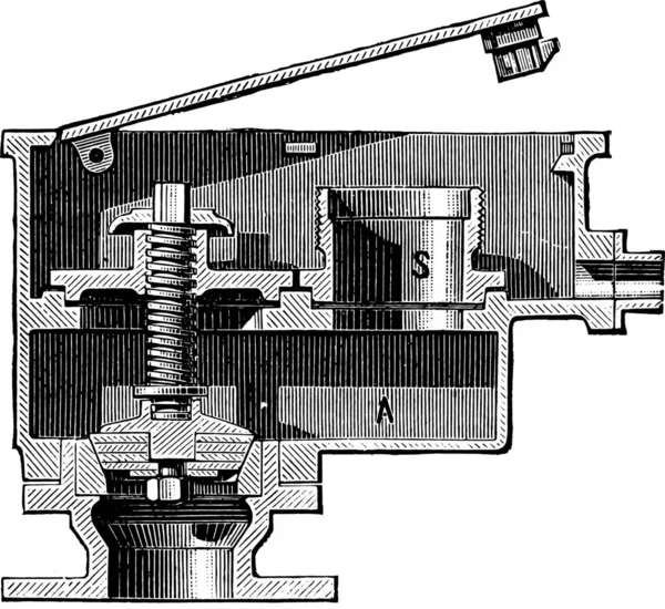 Иллюстрация Механической Трубы Машиной — стоковый вектор