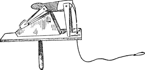 Ilustracja Wektorowa Szkicu Dźwigu — Wektor stockowy
