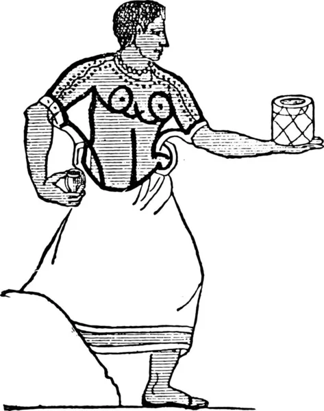 Ілюстрація Чоловіка Сумкою — стоковий вектор