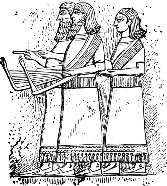 Векторна Ілюстрація Жінки Сидить Лавці — стоковий вектор