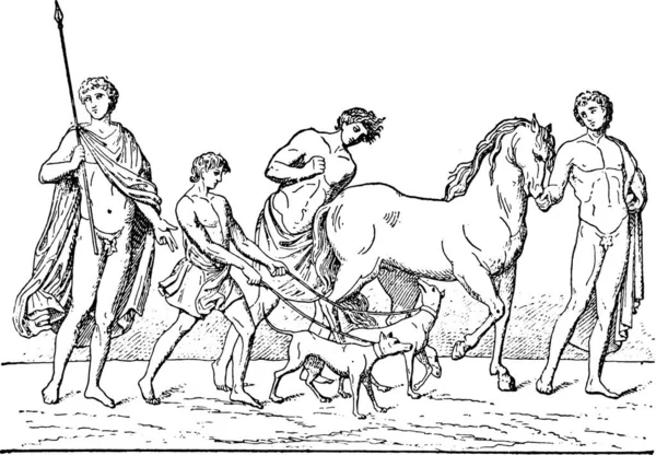 Векторная Иллюстрация Лошади — стоковый вектор