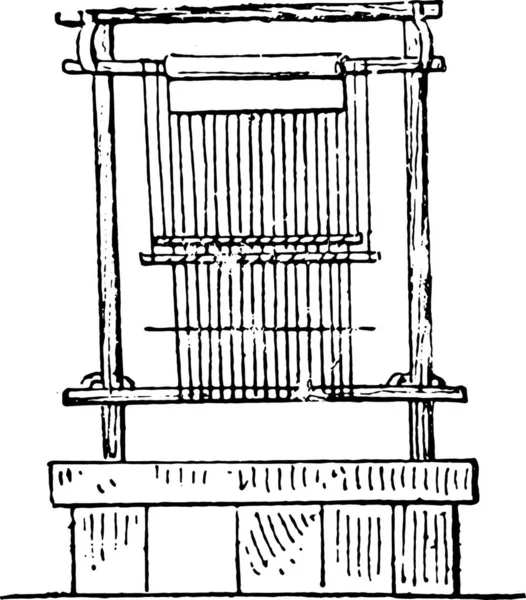 Ritning Gammal Skolbyggnad — Stock vektor