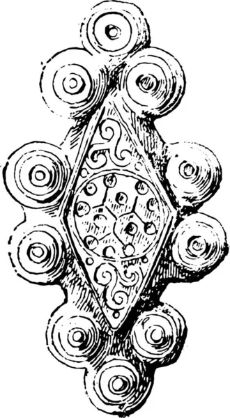 Ручна Намальована Ілюстрація Красивого Квіткового Візерунка — стоковий вектор