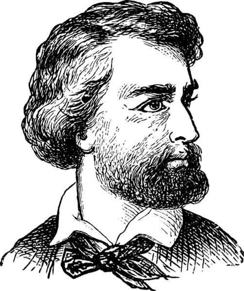 Иллюстрация Человека Бородой — стоковый вектор