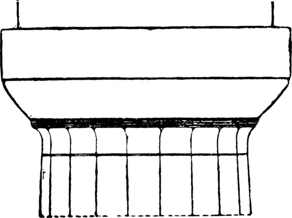 Illustration Vectorielle Arrière Plan Clôture — Image vectorielle