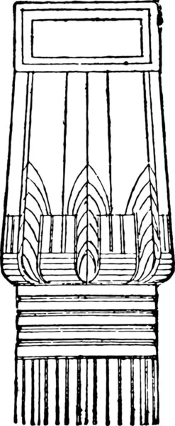 Гравюра Деревянной Скамьи — стоковый вектор
