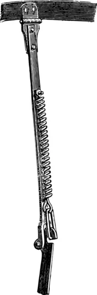 Черно Белое Фото Карманной Пилы — стоковый вектор