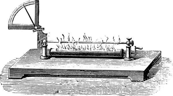 Est Une Illustration Banc Avec Une Grande Route — Image vectorielle