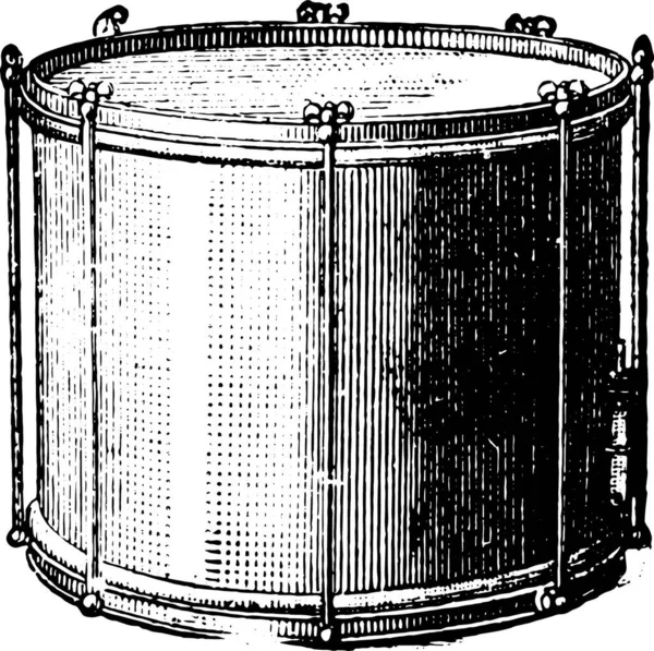 Woodcut Illustration Beer Barrel — Stock Vector