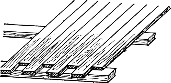 Ілюстрація Великої Кількості Деревини — стоковий вектор