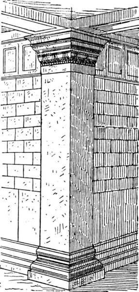 Líneas Abstractas Dibujo Concepto Arte Arquitectónico Formas Geométricas Mínimas — Vector de stock