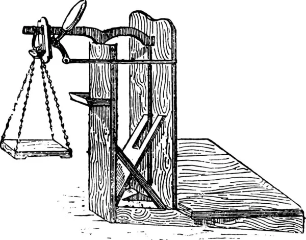 Esta Uma Ilustração Estilo Gravura Vintage — Vetor de Stock