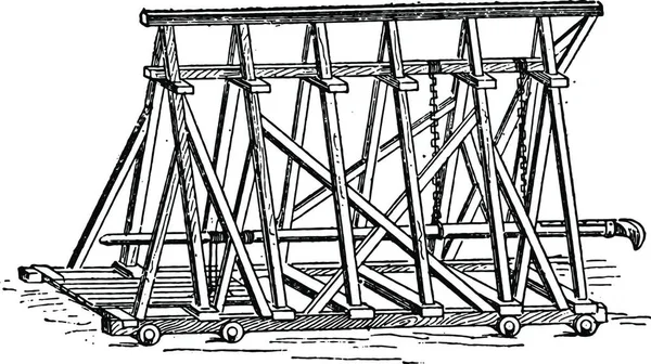 Ręcznie Rysowana Ilustracja Metalowego Drutu — Wektor stockowy