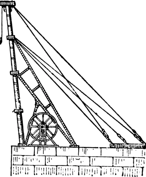 Ilustrace Mostu Trubkou — Stockový vektor