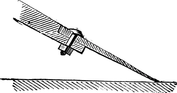Illustration Line Fishing Boat — стоковый вектор