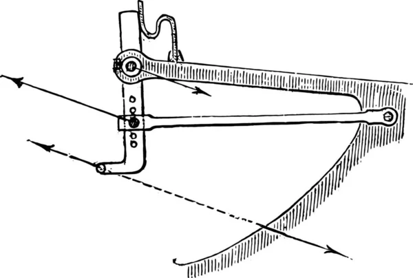 Cabeça Idade Reprimindo Bajac Ilustração Gravada Vintage Enciclopédia Industrial Lami — Vetor de Stock