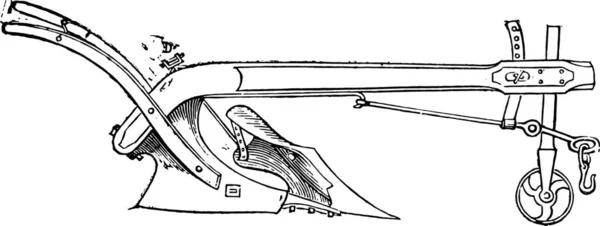 すき氏ビューモントには ヴィンテージの刻まれたイラストの耳になります 産業百科事典 1875 — ストックベクタ