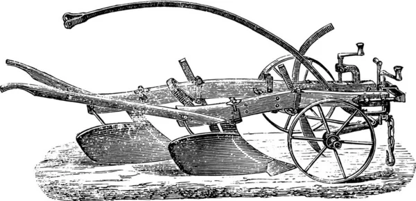 Bisoc Meixmoron Dombasle Ilustración Grabada Vintage Enciclopedia Industrial Lami 1875 — Archivo Imágenes Vectoriales