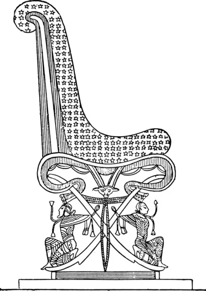 Illustrazione Vettoriale Una Panca — Vettoriale Stock