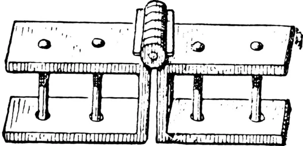 Ilustración Madera Libro Época — Archivo Imágenes Vectoriales