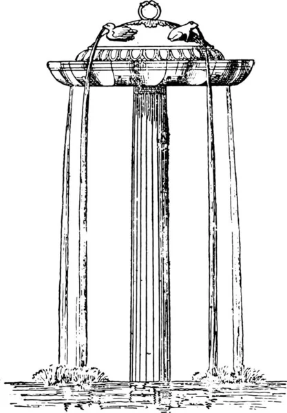 Vieille Porte Bois Avec Une Fenêtre — Image vectorielle