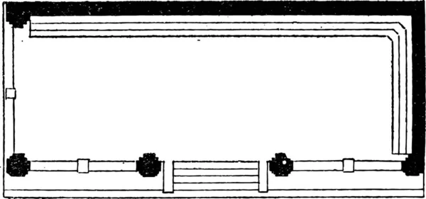 Czarno Białe Tło Monochromatyczne — Wektor stockowy