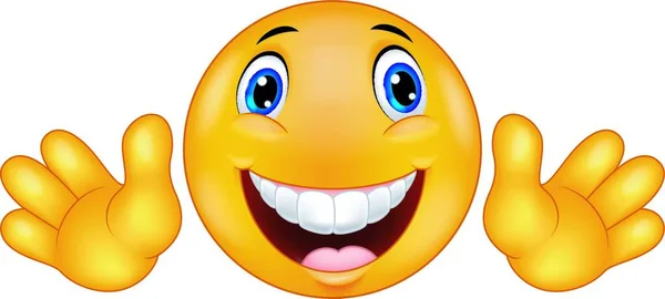 Усміхнене Обличчя Виразом Посмішки — стоковий вектор
