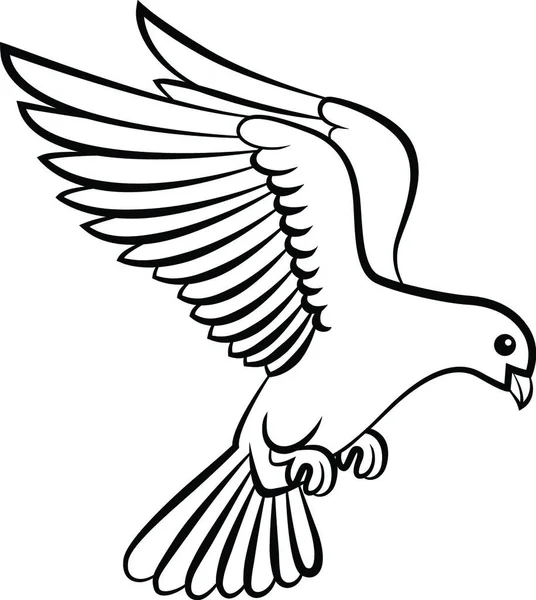Περιστέρι Πουλιά Λογότυπο Για Ειρήνη Και Σχεδιασμός Του Γάμου — Διανυσματικό Αρχείο