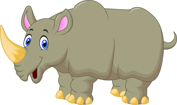 Illustrazione Cartone Animato Carino Elefante — Vettoriale Stock