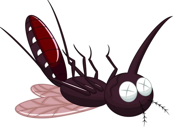 Böcek Tehlike Sembolünün Vektör Çizimi Için Hamamböceği Kemik Depolama Simgesi — Stok Vektör